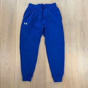 Under Armour Mens Royal Blue Sweatpant Joggers Size Medium